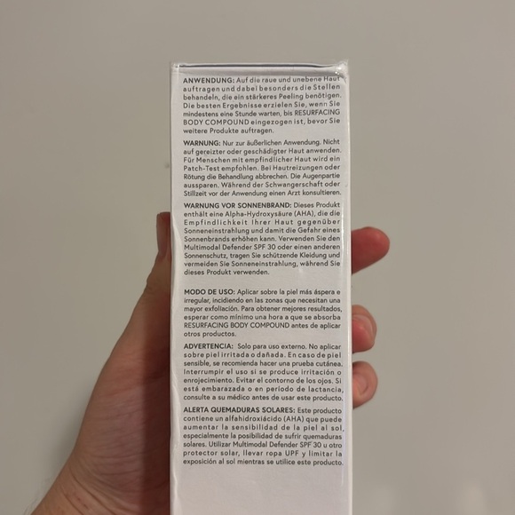 U Beauty Resurfacing Body Compound NWT - Picture 4 of 6